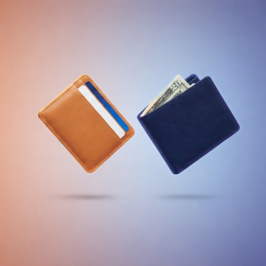 Comparatif porte carte vs portefeuille