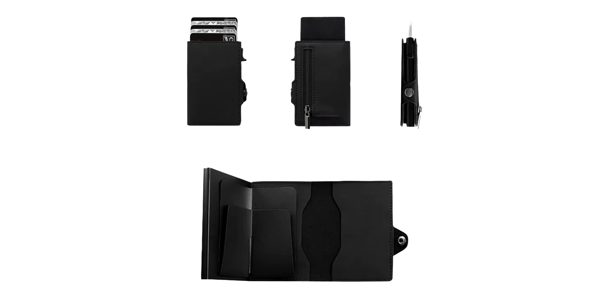 portefeuille RFID sous tous les angles